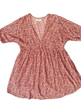 NATURAL LIFE Baby Doll Dress with Pockets. Size XS/S.  38” Bust 31” Length